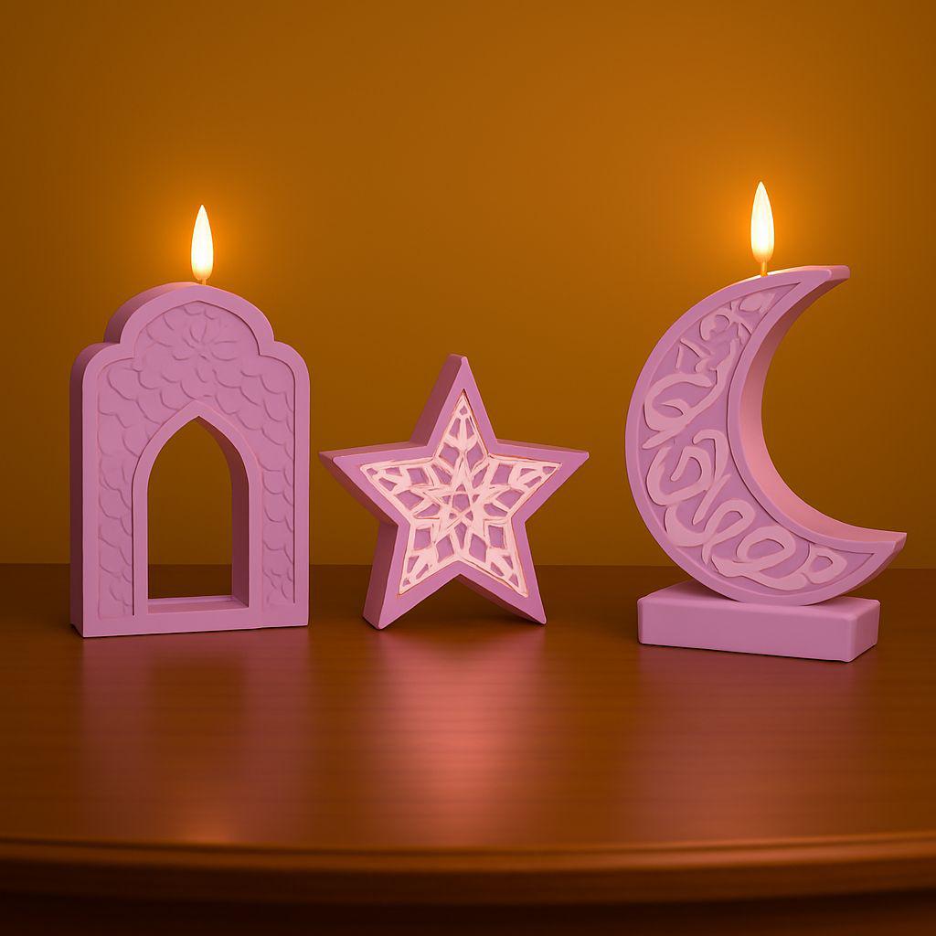 شمع فواحات عطري بأشكال رمضان - Aromatic wax melts in Ramadan shapes