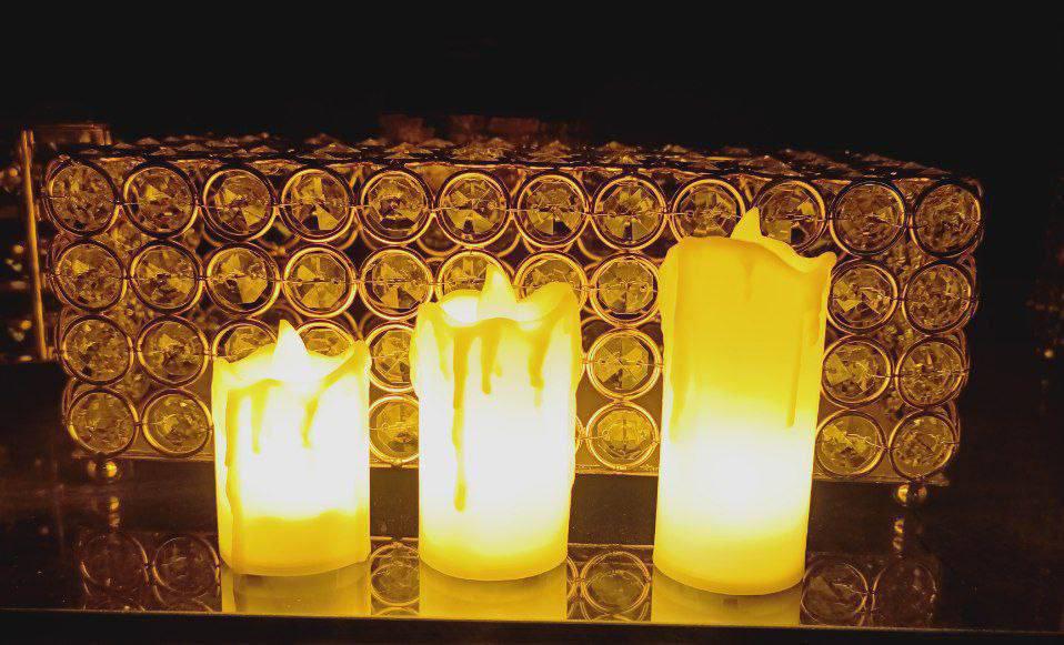 طقم ٣ شمعات - Set of 3 candles