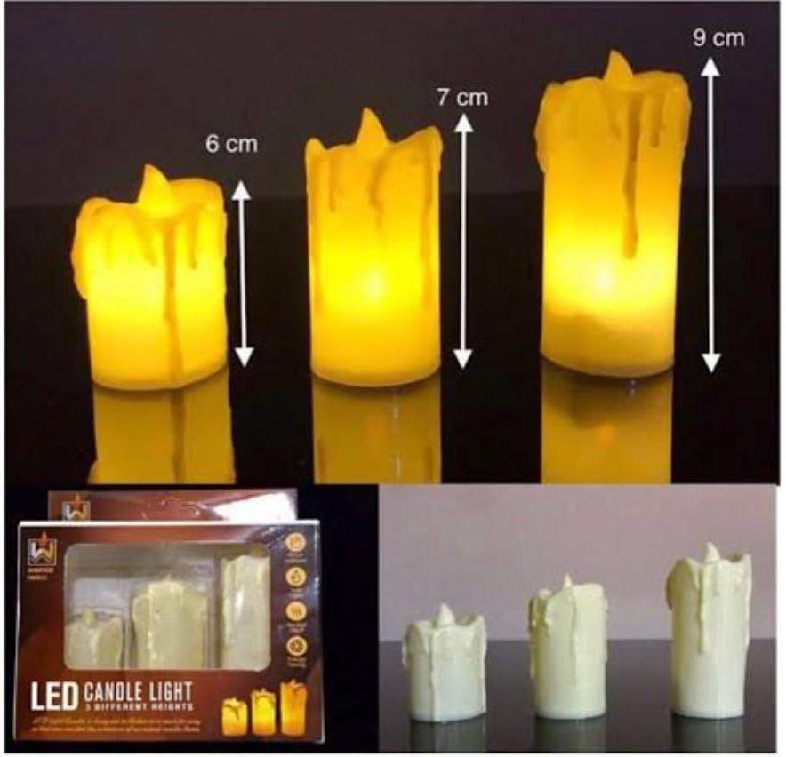 طقم ٣ شمعات - Set of 3 candles