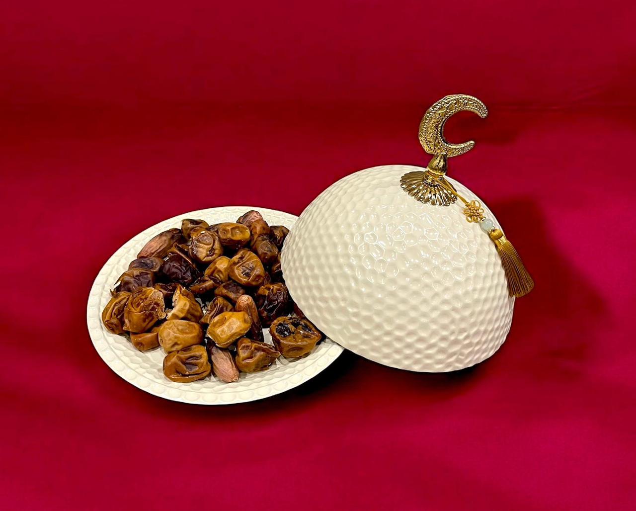 تمريه كبيرة – معدن بغطاء - Large Tamriyah – Metal with lid