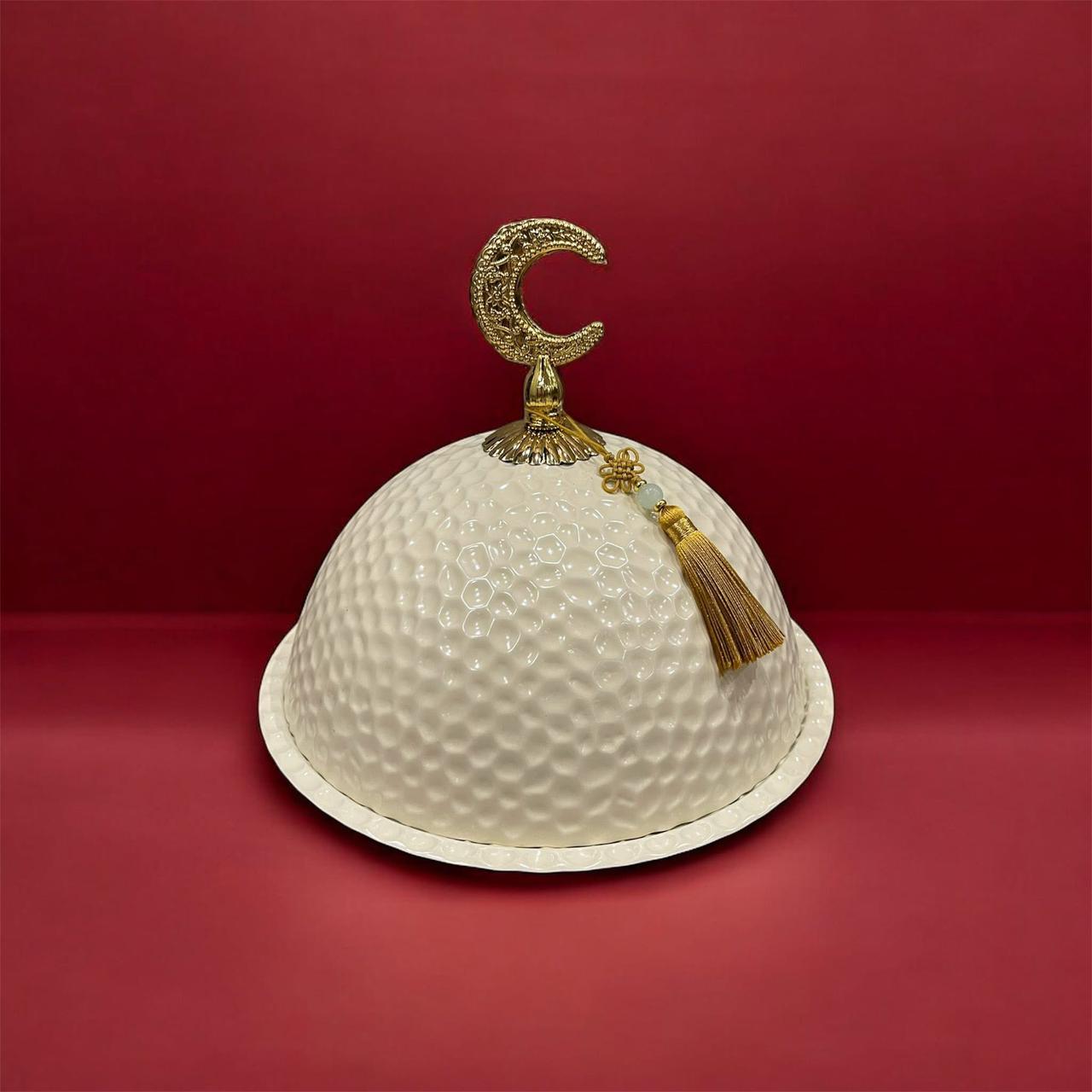 تمريه كبيرة – معدن بغطاء - Large Tamriyah – Metal with lid