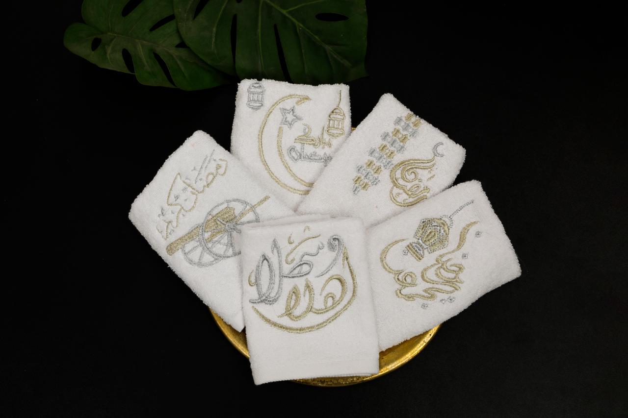 طقم ٤ فوط قطن - Set of 4 cotton towels