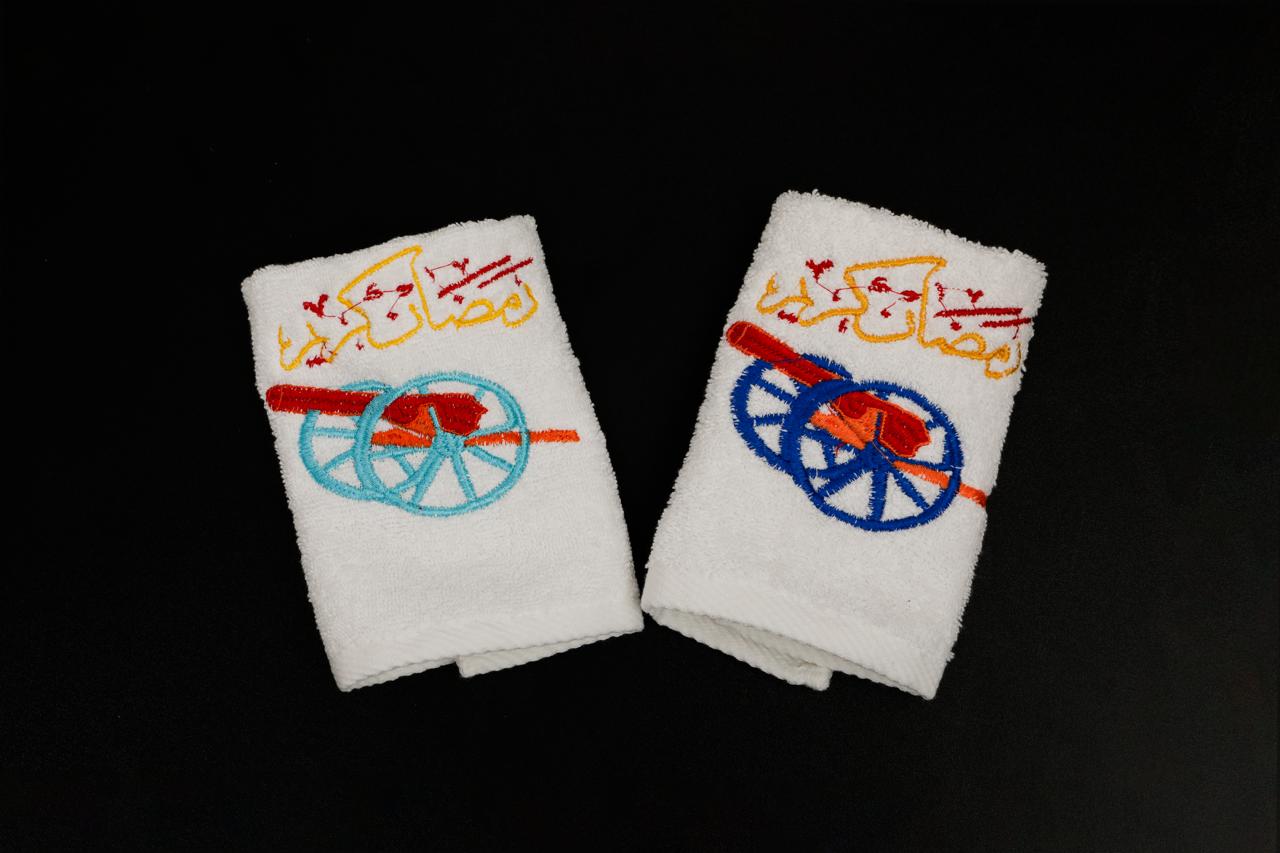 طقم ٤ فوط قطن - Set of 4 cotton towels