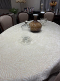 مفرش سفرة كبير مطرز - Large embroidered dining tablecloth