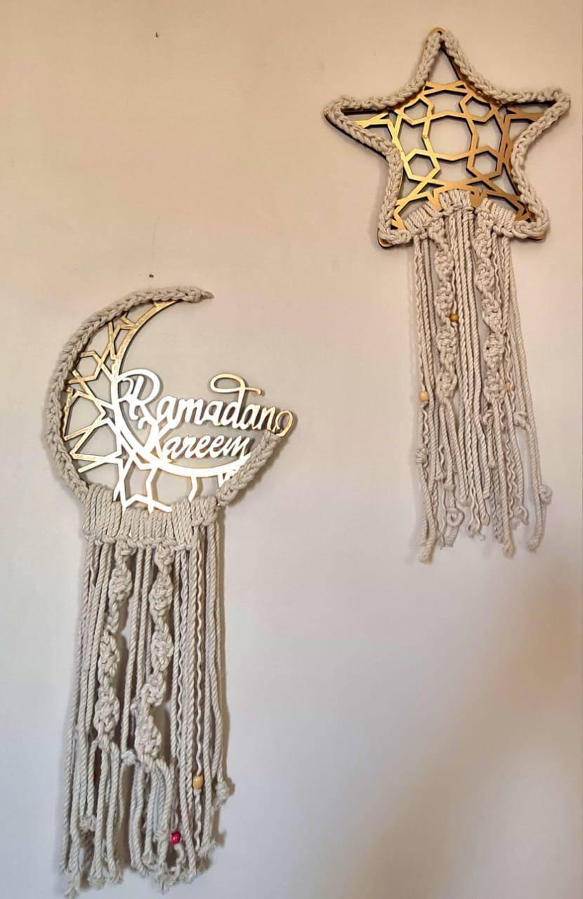 تعليقة مكرمية - Macramé hanging ornament