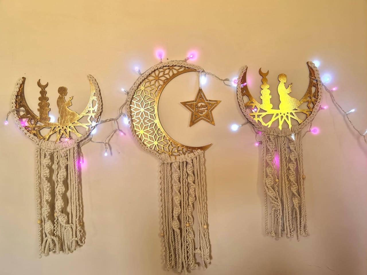 تعليقة مكرمية - Macramé hanging ornament