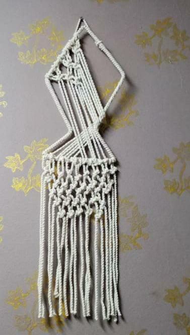 تعليقة مكرمية - Macramé hanging ornament