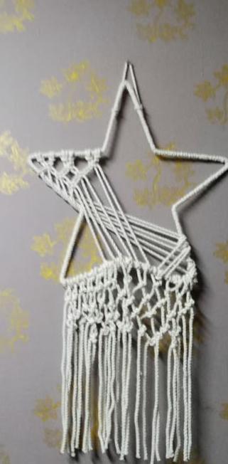 تعليقة مكرمية - Macramé hanging ornament