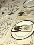 طقم سفرة مطرز بتصميم أنيق - Embroidered dining table set with an elegant design